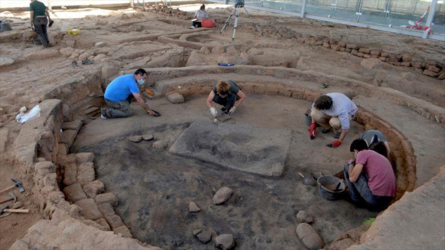 Las últimas excavaciones que se realizan en el Cerro de San Vicente de Salamanca. (Foto: Ayuntamiento de Salamanca)