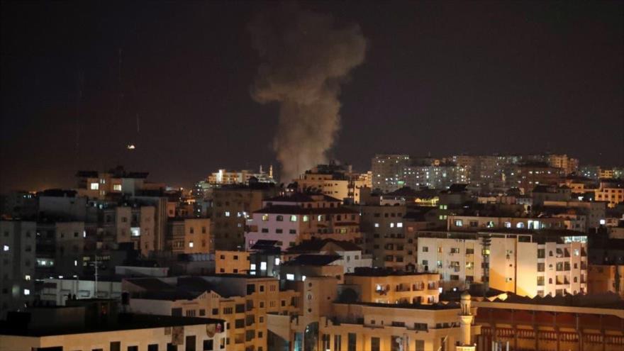 Aviones militares israelíes vuelven a bombardear la Franja de Gaza