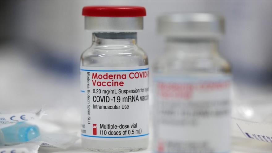 La vacuna estadounidense Moderna contra la COVID-19.
