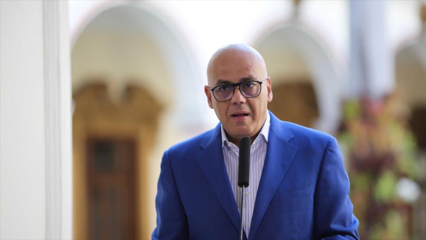 El presidente de la Asamblea Nacional (AN) de Venezuela, Jorge Rodríguez.