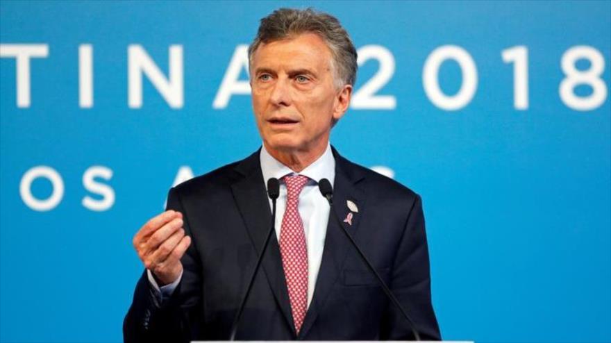 El expresidente argentino Mauricio Macri.