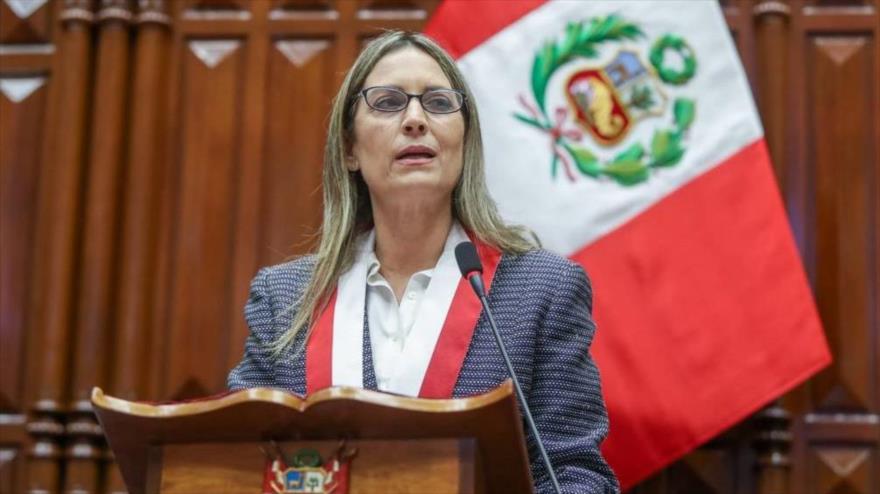 La presidenta del Congreso de Perú, María del Carmen Alva, 29 de julio de 2021. (Foto: EFE)
