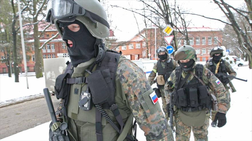 Agentes del Servicio Federal de Seguridad de Rusia (FSB).