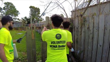Voluntarios musulmanes asisten a afectados por huracán Ida