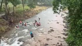 Caravanas de migrantes intentan llegar a Ciudad de México sin éxito