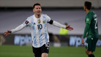 Messi bate un récord de Pelé, gracias a triplete ante Bolivia