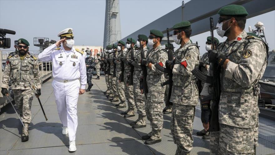 Comandante iraní visita la flota naval regresada del Atlántico