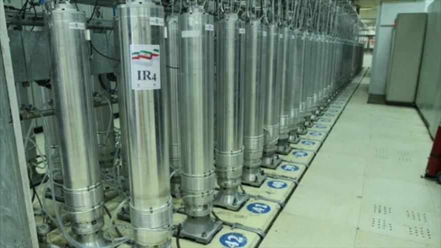 Centrifugadoras avanzadas IR-4 en la instalación nuclear iraní de Natanz (centro).