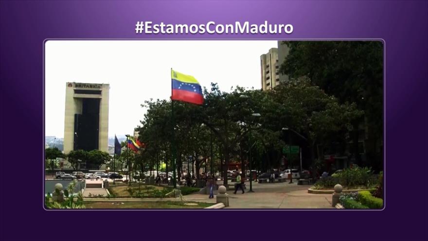 Etiquetaje: Los venezolanos apoyan a Maduro ante complots de EEUU