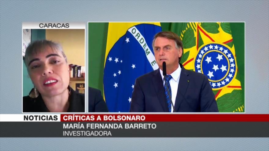 Barreto: Bolsonaro, responsable de pandemia en Brasil y A. Latina