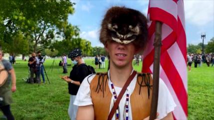 Simpatizantes de Trump se congregan frente al Capitolio en EEUU