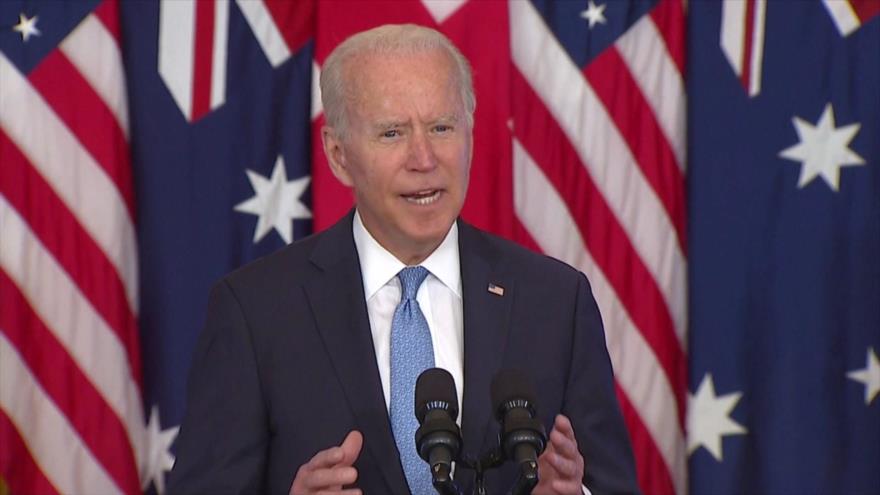 Biden exige dialogar con presidente de Francia acerca de AUKUS