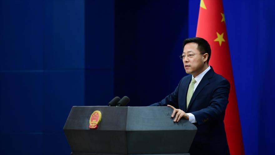 Portavoz del Ministerio chino de Asuntos Exteriores, Zhao Lijian. 