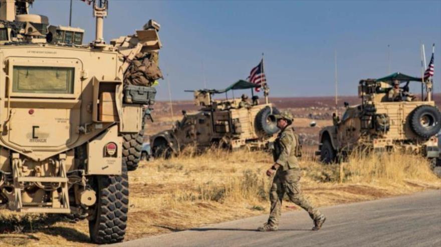 Vehículos blindados estadounidenses desplegados en el norte de Siria, 31 de octubre de 2019. (Foto: AFP)