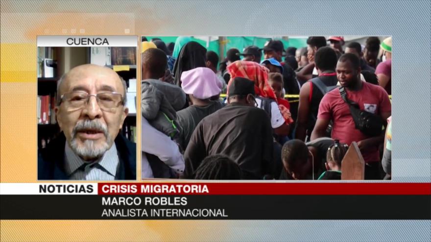 Hay ciertos intereses detrás de crisis migratoria, Robles detalla