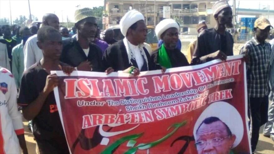 Nigerianos participan en marcha simbólica de Arbaín
