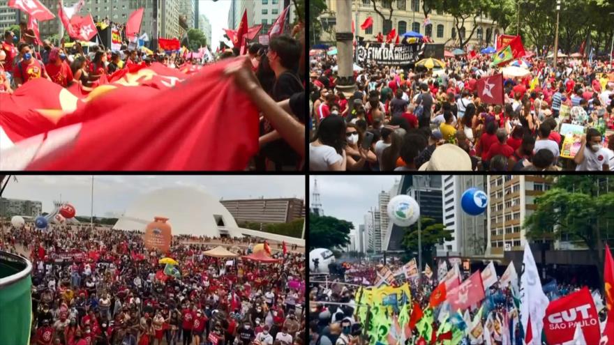 Brasileños vuelven a las calles para pedir dimisión de Bolsonaro | HISPANTV