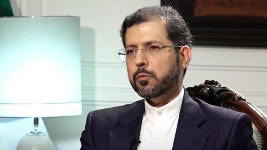 El portavoz del Ministerio de Asuntos Exteriores de Irán, Said Jatibzade.
