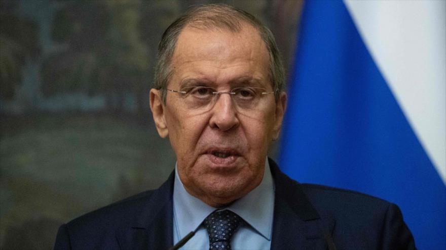 El ministro de Exteriores de Rusia, Serguéi Lavrov, 13 de septiembre de 2021. (Foto: AFP)