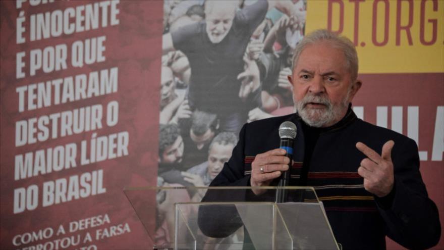 El expresidente de Brasil Luiz Inácio Lula da Silva Sao Paulo, 12 de agosto de 2021. (Foto: AFP)