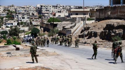 Sigue reconciliación: Ejército sirio peina otra ciudad de Daraa