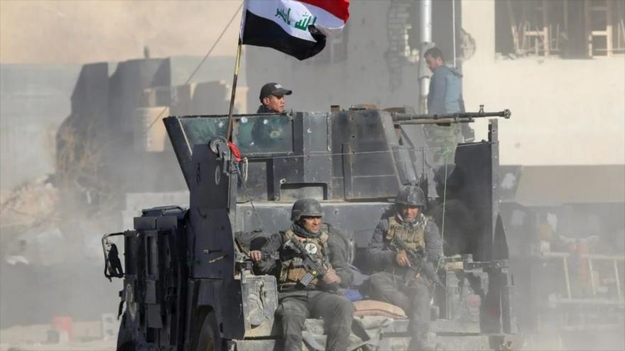 Tropas iraquíes en Ramadi, provincia occidental de Al-Anbar, tras una victoria ate el grupo terrorista Daesh. (Foto: Reuters)