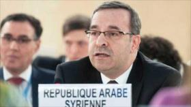 Siria: Apoyo de ciertos Estados al terrorismo impide superar crisis