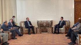 Canciller iraní aborda con el presidente sirio asuntos regionales