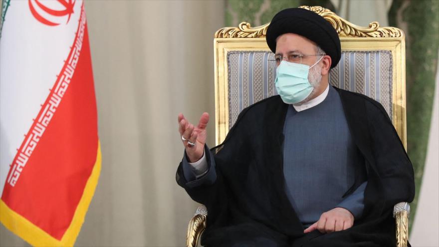 El presidente de Irán, Seyed Ebrahim Raisi, 12 de septiembre de 2021, Teherán. (Foto:AFP)