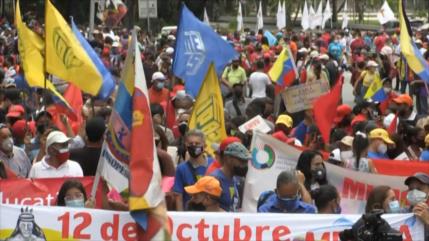 Latinoamericanos rechazan colonialismos en Día de Hispanidad