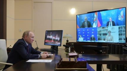 Putin promete suministrar volúmenes récord de gas a Europa