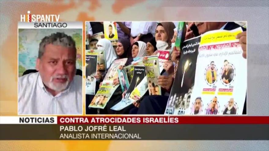 Jofré: Presos palestinos sufren tortura por impunidad de Israel