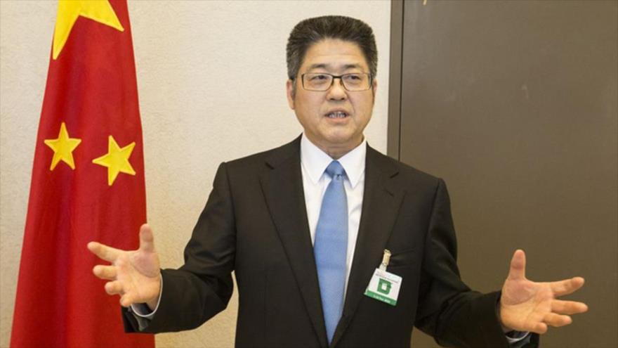 El viceministro chino de Relaciones Exteriores, Le Yucheng.