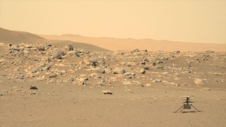 Una foto de Marte tomada por la NASA.