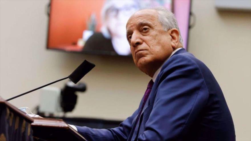 Zalmay Jalilzad, ex enviado especial de EE.UU. para Afganistán, en una audiencia ante la Cámara de Representantes, 18 de mayo de 2021. (Foto: Reuters)