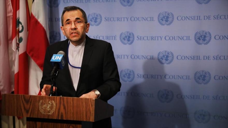 El representante permanente de Irán ante la Organización de las Naciones Unidas (ONU), Mayid Tajt Ravanchi.
