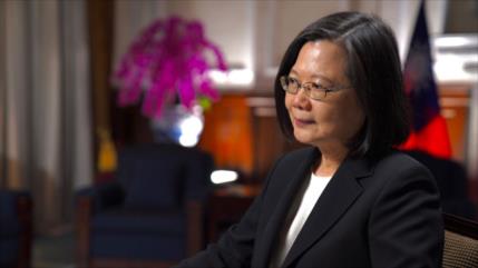 Por vez 1.ª líder de Taiwán admite militarismo de EEUU en la isla