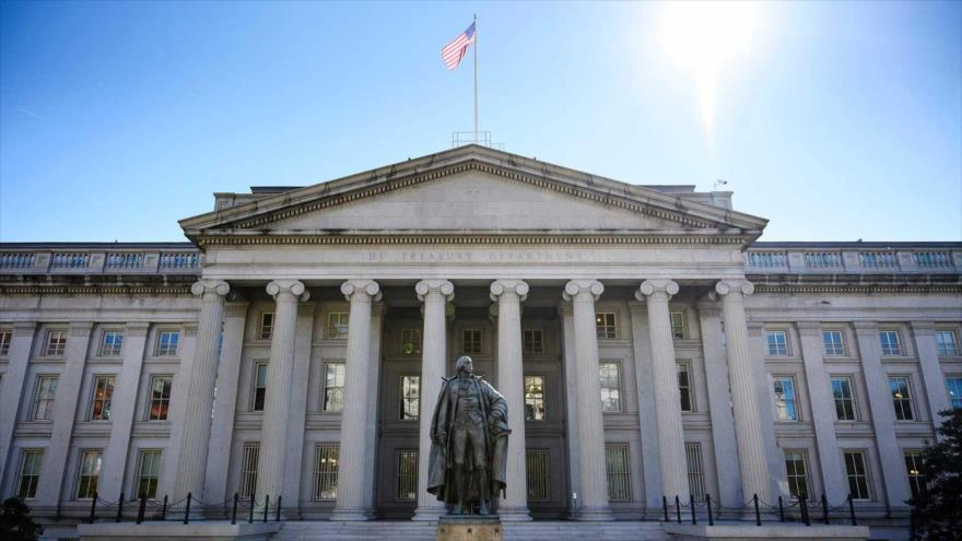 La sede del Departamento del Tesoro de Estados Unidos en Washington D.C., capital estadounidense.
