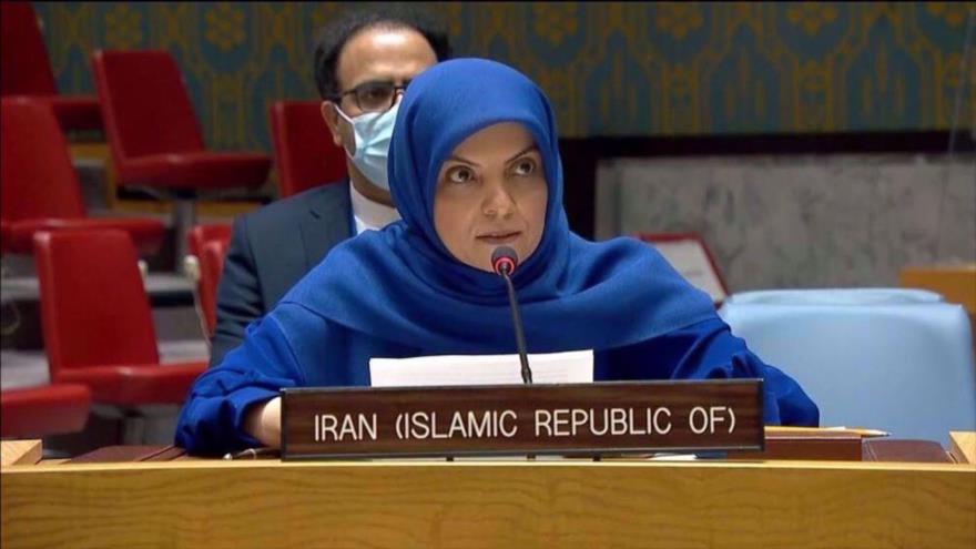 Representante permanente adjunta de Irán ante la Organización de las Naciones Unidas (ONU), Zahra Ershadi.