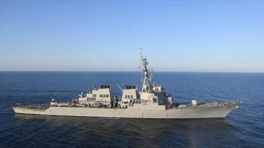 El destructor estadounidense USS Porter. (Foto: AFP)