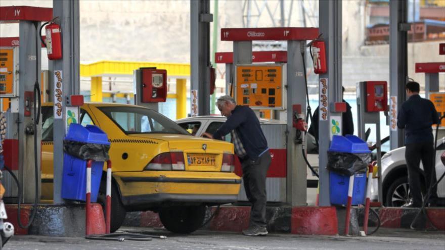 Una gasolinera en Teherán, capital iraní, 24 de abril de 2019. (Foto: AFP)
