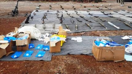 Siria confisca armas y drogas israelíes abandonadas por terroristas