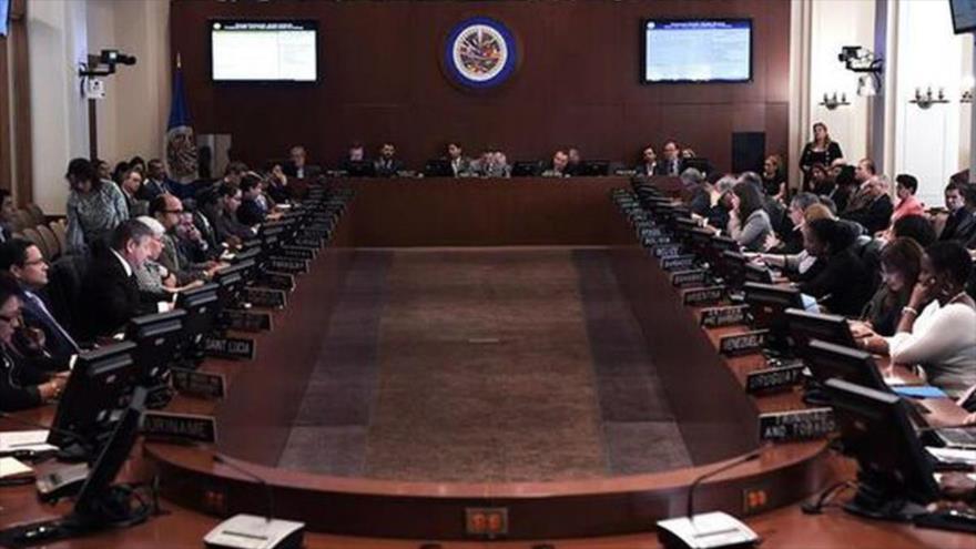 Sesión del Consejo Permanente de la Organización de Estados Americanos (OEA), Washington, EE.UU. (Foto: EFE)