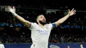 Benzema marca el gol número 1000 de Real Madrid en la Champions