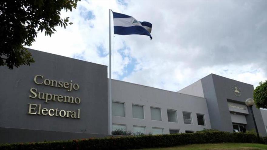 El edificio del Consejo Supremo Electoral (CSE) de Nicaragua, Managua, capital nicaragüense, 12 de mayo de 2021. (Foto: Reuters)
