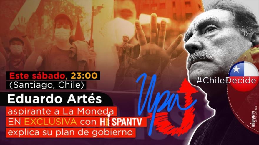 HispanTV entrevista a Artés, aspirante a la Presidencia de Chile