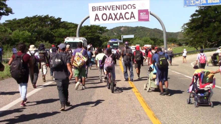 Dreamers dejan Chiapas y entran en Oaxaca, en camino a EEUU