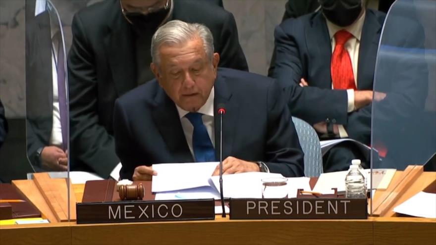 AMLO propone Estado mundial de bienestar ante la ONU