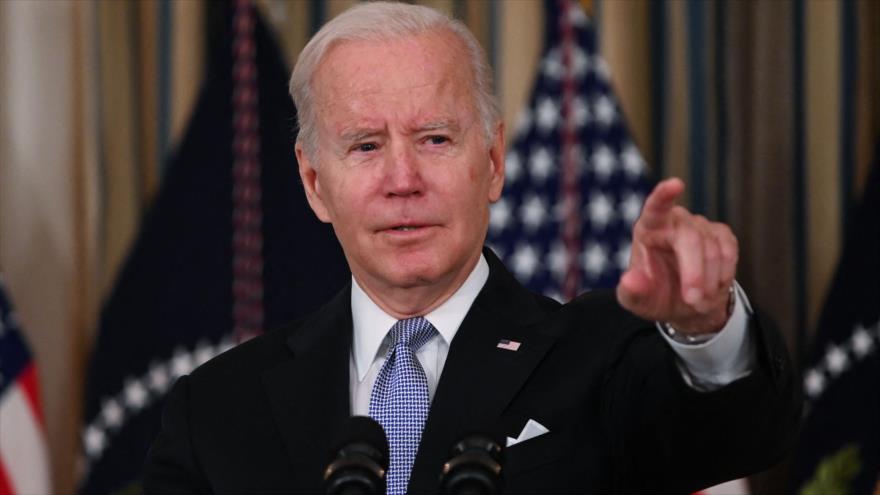 El presidente de EE.UU., Joe Biden, durante una rueda de prensa en la Casa Blanca, 6 de noviembre de 2021. (Foto: AFP)