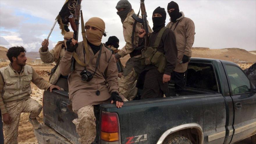 Integrantes del grupo terrorista Al-Qaeda en Yemen.
